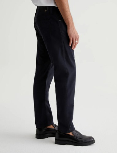 Pantaloni sateen elasticizzati AG Jeans Graduate slim gamba dritta su misura ceduti 33 X 34 - Foto 3 di 16
