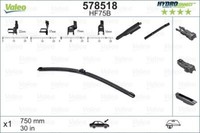 Valeo 578518 Wischblatt FüR CitroËN Ford