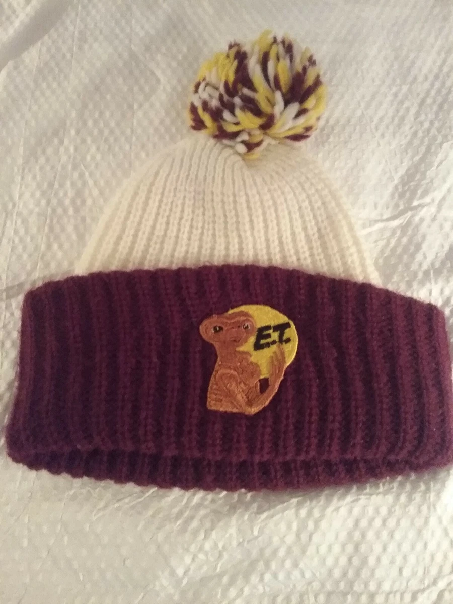 E.T. The Extra Terrestrial Winter Hat Beanie Stocking Cap Pom Kids
