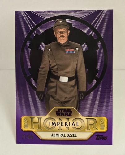 2025 Star Wars Meiyo Admiral Ozzel Purple Parallel Imperial Honor /99