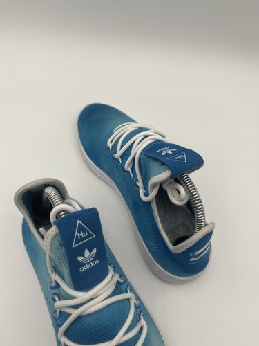(495) Size 7 - adidas Pharrell x Tennis Hu Holi Bright Blue - Picture 5 of 8
