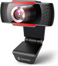 Webcam 1080P Full HD, Webcam with Microphone for PC, USB 2.0 Web Camera, Webcam