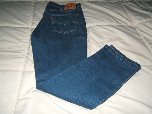 Jeans uomo Levi's 511 slim fit elasticizzato lavaggio medio denim blu 38x30 nuovo con etichetta - Foto 2 di 6