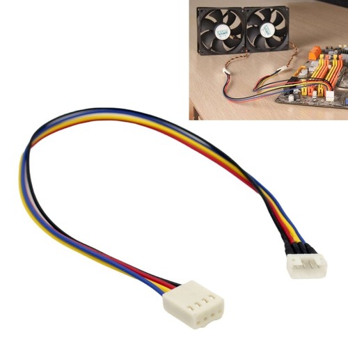 Male to Female VGA Cooling Fan Power Supply 4 Pin to Mini 4 Pin Cable - Picture 2 of 5