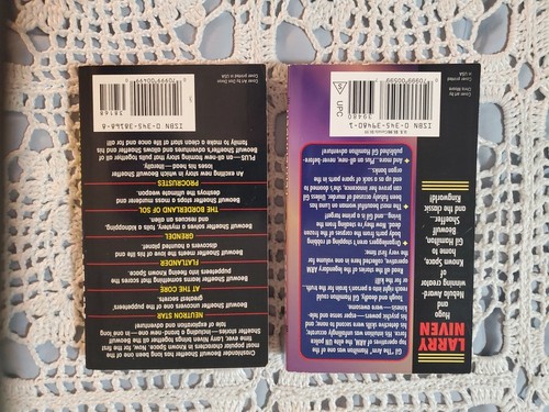 Larry Niven lot of 2 Crashlander Flatlander Del Rey NOS New - Bild 4 von 6