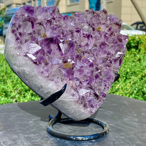 4.67LB Natural Amethyst Cluster - Rare Amethyst Healing Stone Specimen - 第 14/18 張圖片