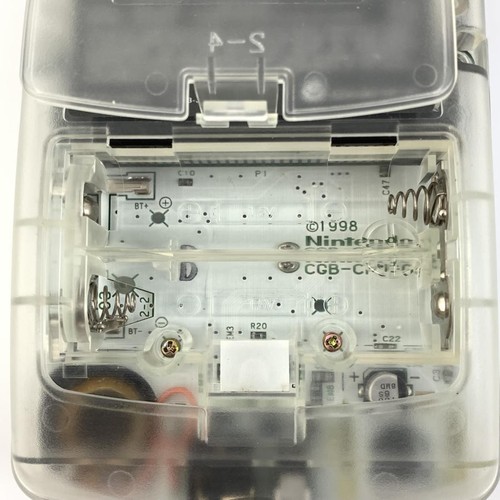 Nintendo Gameboy Color CGB-001 Clear Handheld console From Japan As Is 7521 HJ - Picture 6 of 10