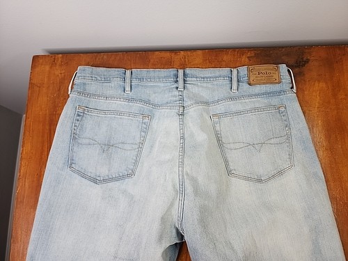 Polo Ralph Lauren Herren Jeans Größe 44x32 hellblau "The Varick" Slim Straight - Bild 5 von 19