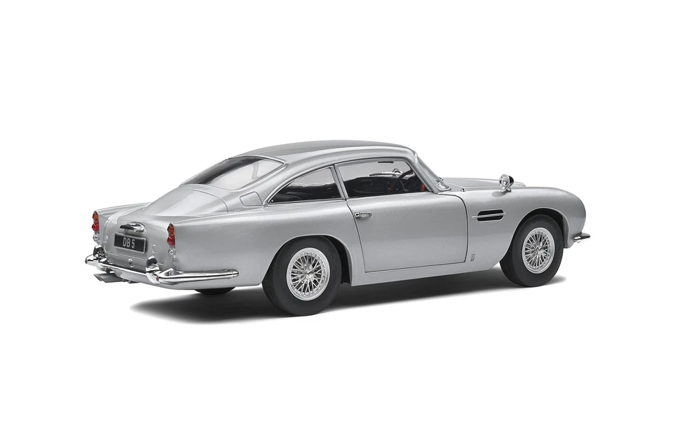 SOLIDO S1807101 1:18 ASTON MARTIN DB5 GREY 1964 - Image 3 of 4
