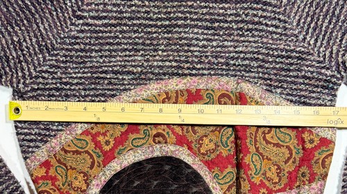 Vintage Koos van den Akker New York Wearable Art Patchwork Floral Sweater SZ 10 - Picture 5 of 14