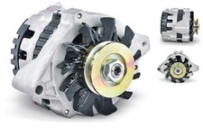 Alternator, CS130, 160 amp, 12V, 1-Wire, Single V-Belt Pulley, Straight