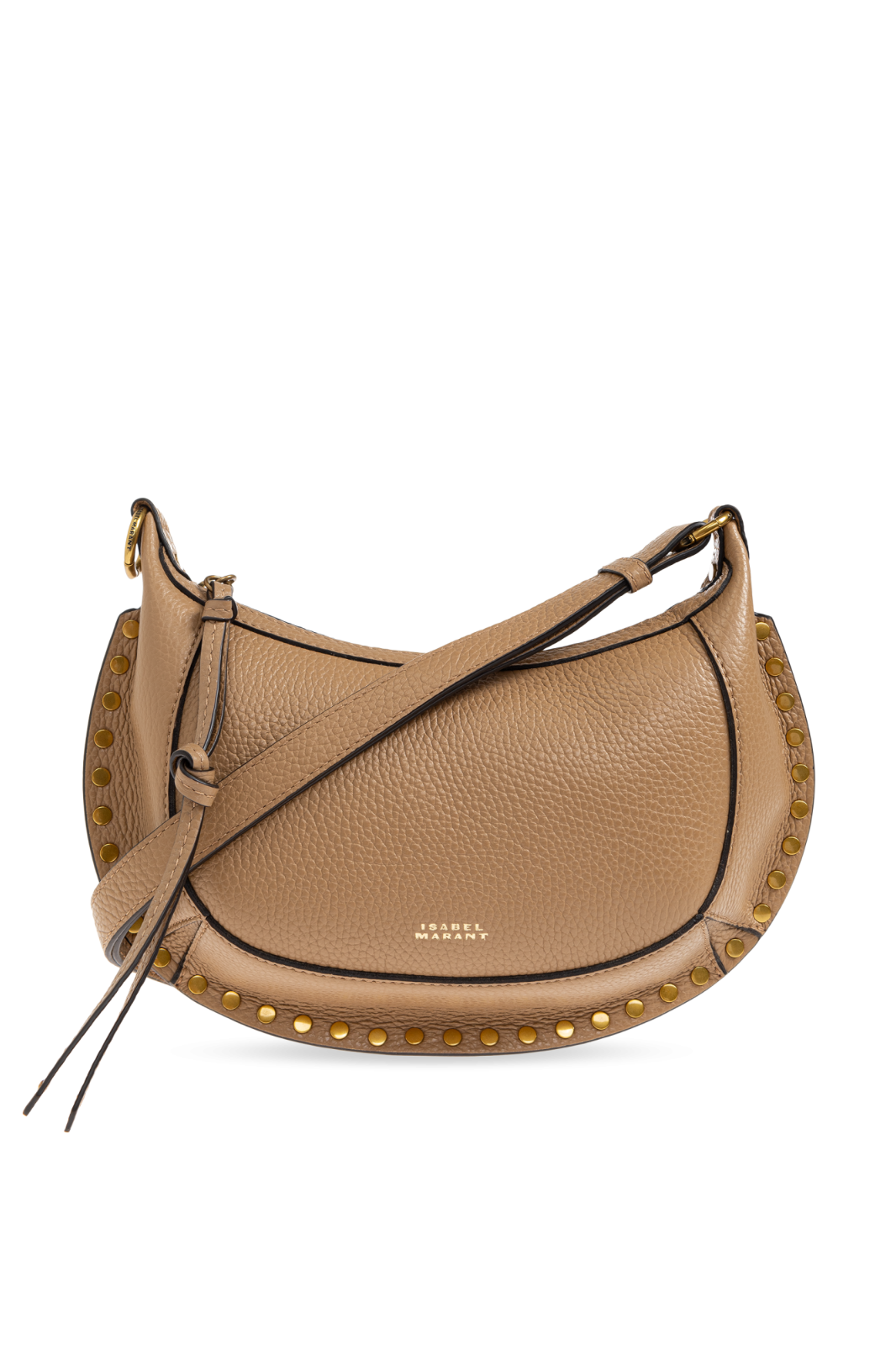 ISABEL MARANT Oskan Mono Cappuccino Shoulder Bag New & Authentic