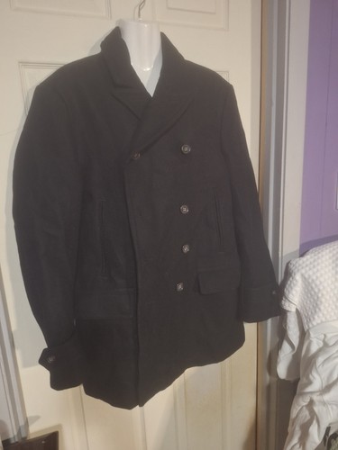 Banana Republic Herren Dark Pea Mantel Xl (128) - Bild 4 von 6