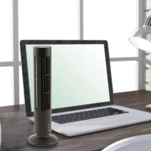 Ventilatore Torre USB da Scrivania Silenzioso Mini 2 Velocità Ufficio Casa - Imagen 7 de 10