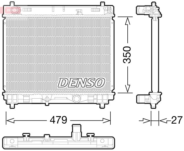 Kühler, Motorkühlung DRM50058 DENSO für TOYOTA URBAN CRUISER - Bild 4