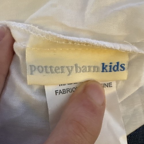 Pottery Barn Baby Kids Madras Plaid Crib Bed Skirt 16" drop 100% Cotton - Picture 3 of 7