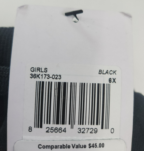Nike Girls Solid Black Tapered Leg Jogger Pants Size 6X (6-7 Yrs) 36K173-023 - Picture 5 of 9