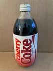 Vintage 1986 CHERRY COKE Glass Bottle 16o Label WALT DISNEY WORLD Frontierland 4