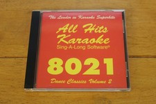 All Hits Karaoke Sing-A-Long Software 8021 Dance Classics Vol 2 CD Made in USA