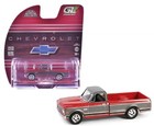 1972 Chevrolet Cheyenne C10 Pickup 1:64 Red & Gray Model By Greenlight 30547-5C