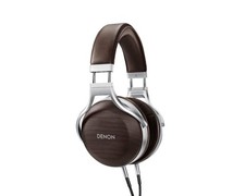 Denon AH-D5200 Over-Ear Closed-Back Headphones Hi-Res Wood Housing Zebrawood