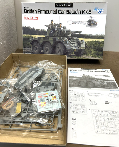 Dragon #3554 1/35 British Armored Car Saladin Mk.2 - Picture 8 of 8