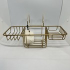 Hearth & Hand Over-the-Side Wired Bathtub Caddy Brass Finish