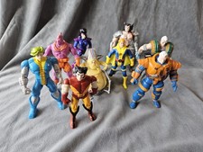 Vintage 1990s Toy Biz Uncanny X-Men X-Force Toy Action Figure Lot