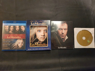 Les Miserables Deluxe Edition (Blu-ray/DVD, 2013, 3-Disc Set)