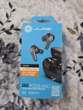 JLab GO Pods ANC Wireless Earbuds Hybrid Noise Canceling 26Hr Playtime IP55