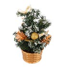  1pc künstliche Weihnachtsbaum Desktop-Verzierung Mini Xmas Tree Ornament für