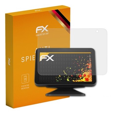atFoliX 3x Schutzfolie für Amazon Echo Show 8 2. Generation 2021 matt&stoßfest
