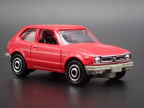 1973-1978 HONDA CIVIC CVCC ROT MASSSTAB 1:64 SAMMLERSTÜCK DIORAMA DIECAST MODELLAUTO - Bild 4 von 7