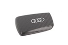 Original Audi key cover carbon Audi rings logo key cover chrome clip