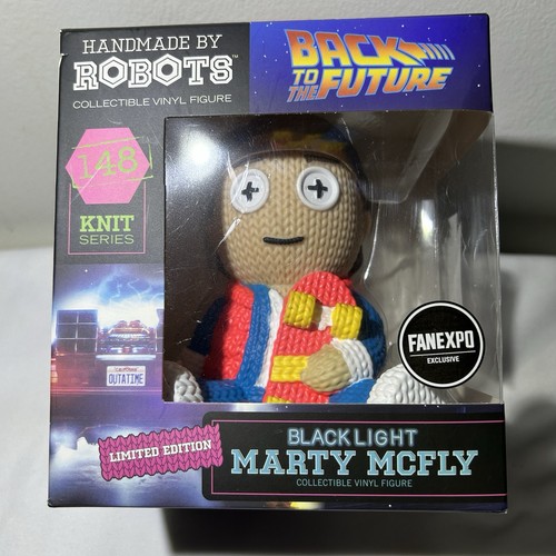 Handmade By Robots Marty McFly Black Light FAN EXPO Limited Edition Strickserie - Bild 1 von 5