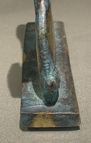 Vintage Egyptian Brass / Bronze / Metal Sphinx Statue Figure Figurine Retro - Picture 12 of 21