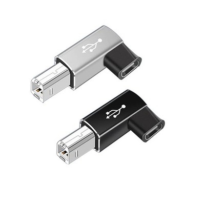 rgzhihuifz USB C Female to Midi 90 Degree Adapter, 2Pack Female USB C to Male...