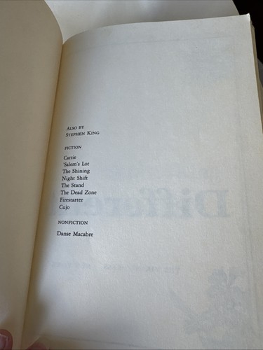 Different Seasons by Stephen King Hardcover Dust Jacket 1982 Viking Press - Imagen 13 de 19