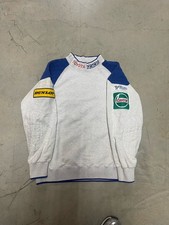 Vtg 90s TOYOTA Racing Team Sweatshirt Yamato International JDM Castrol Patch L