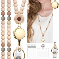 Teacher Lanyard with Id Holder, Retractable Lanyards for Id Badges Keys, Cute...