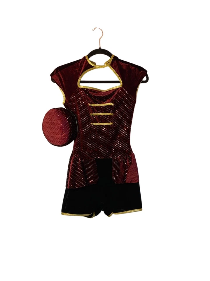 Disfraz de una pieza de lentejuelas Bell Boy de los años 40 para mujer talla pequeña Foto 2 de 4