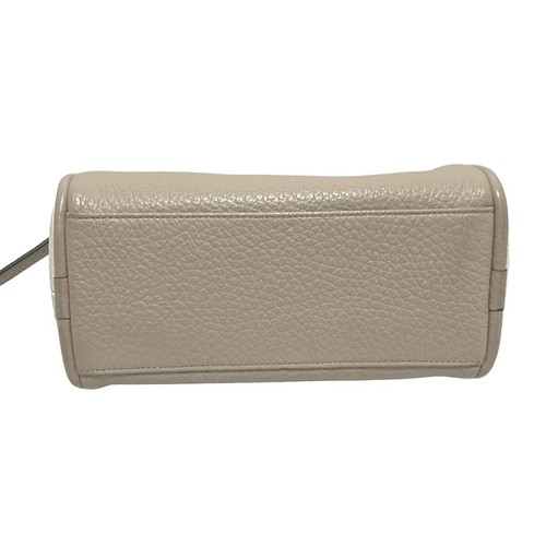 Auténtico FURLA - Bolso de mano de cuero beige crema - Imagen 4 de 8