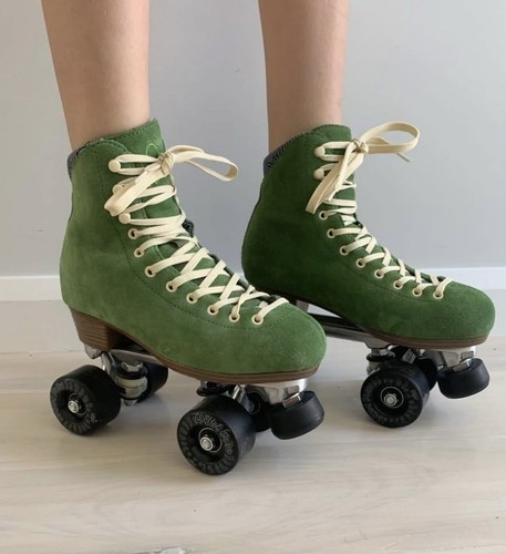 Chuffed Wanderer Skates Olive Green size US 5. - Picture 2 of 6