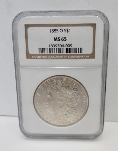 1885-O Morgan Silver Dollar New Orleans NGC MS65 ...nice coin...