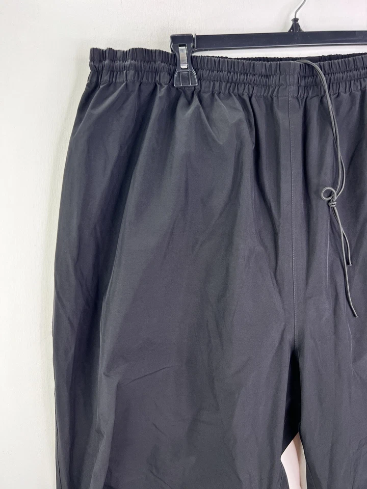 Men's Cabelas GORE-TEX Paclite Shell Rain Pants 3XL Black Lightweight Waterproof - Image 4 of 4