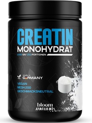 Creatin Monohydrat Pulver 1kg - Mit Vitamin B6 - Hochdosiert - Vegan