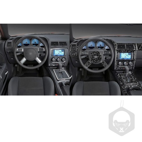 SOFT Forged Carbon Fiber Interior Full Set Trim Kit for Dodge Challenger 2008-14 - Picture 4 of 7
