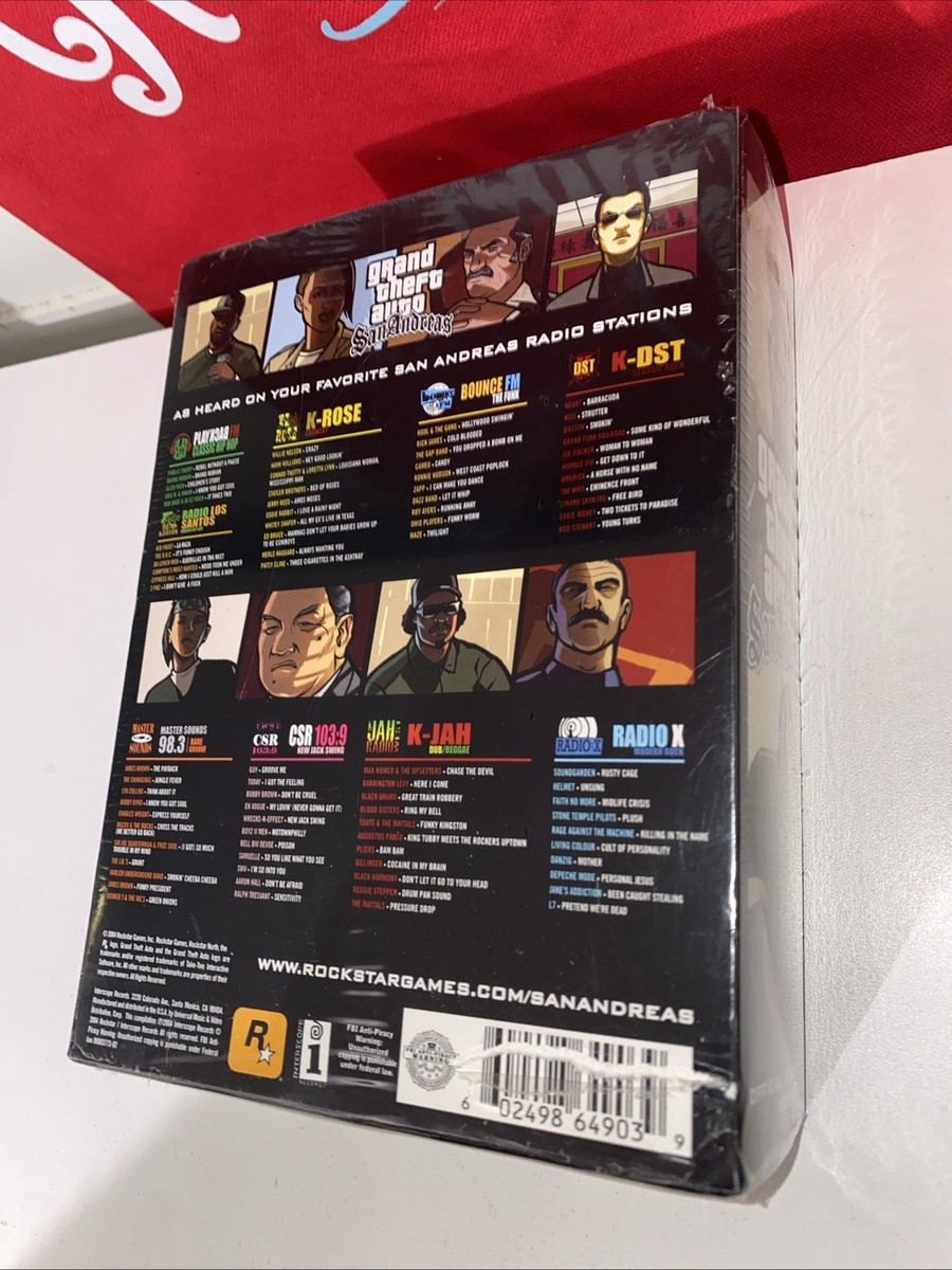 ★グランドセフトオート サンアンドレアス サントラ　8枚 入りBOX★ GRAND THEFT AUTO: SAN ANDREAS O.S.T. - Grand Theft Auto: San
