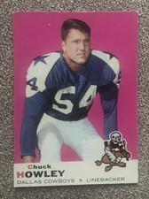 1969 Topps Chuck Howley Dallas Cowboys #97