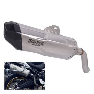 For CF-Moto 700MT 2025-2026 Exhaust Mid Tail Pipe Slip on Muffler Carbon Tips